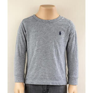 Polo Ralph Lauren Gray Kids Boys Long Sleeve T-Shirt Size 5